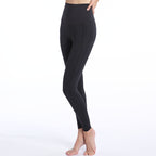 Calza deportiva larga negra con bolsillo lateral mujer AllFit
