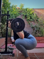 Calzas Deportivas con Bolsillos pretina alta plus size celestes