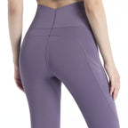 Calza morada deportiva con bolsillo tallas plus size